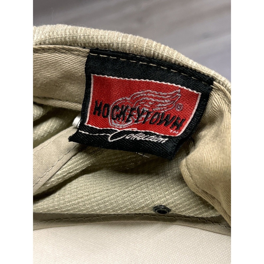 Detroit Red Wings Hat NHL Hockeytown Beige Adjustable OSFA Sports Specialties - Picture 10 of 10